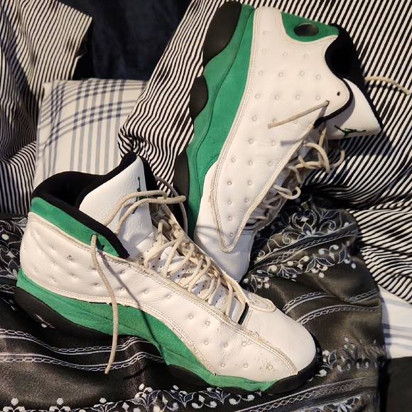 Jordan Other - Jordan White and Green Sneakers